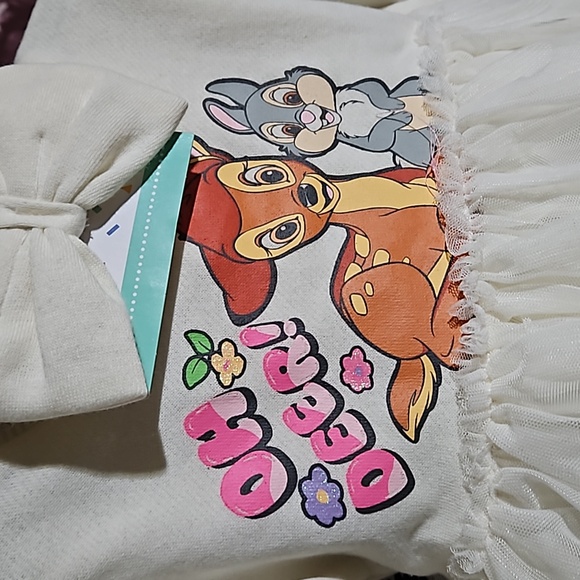 Disney 🎁 Bambi 3pc set 3 months Dress headband and bottom NWT - Picture 2 of 7